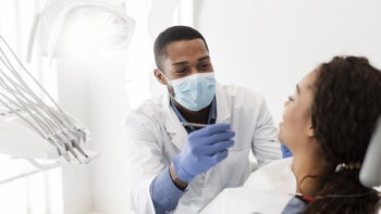 Dental care: dentist with patient 1222938883
