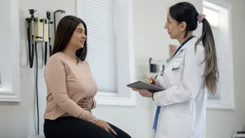 woman with abdomen pain 2242910737