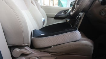 Health: Wound care: closeup coccyx cushion in car 1279139958