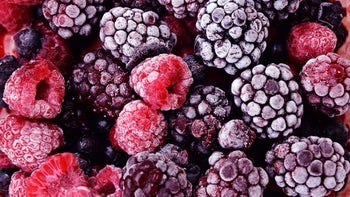 Diet Nutrition: closeup frozen fruit 485938484