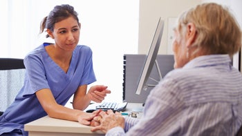 Dementia: Diagnosis: nurse older patient consult 489553444