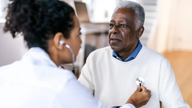 Health: Senior health: senior man routine medical appointment 1208245026