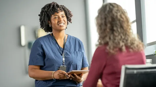Prescriptions: HCP talking to patient 2219866287