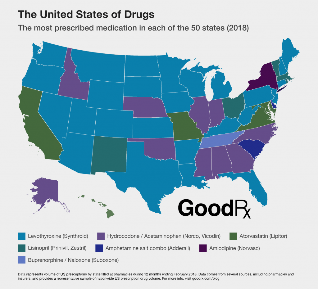 How Much Is Ulcer Drugs In Usa The Most Popular Drugs in America, State by State - GoodRx