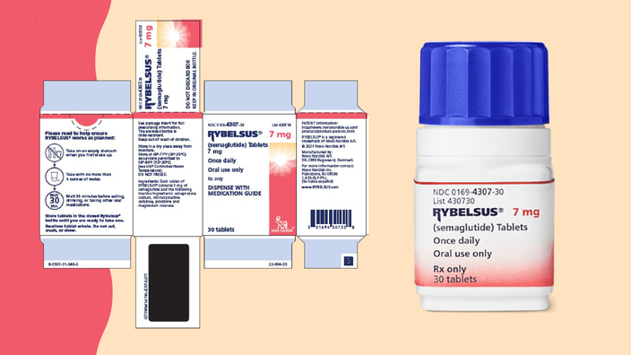 Rybelsus 7 mg tablet packaging