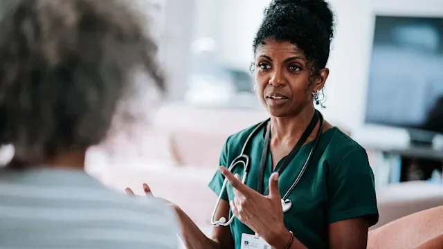 Kerendia: HCP talking to a patient 2227757478