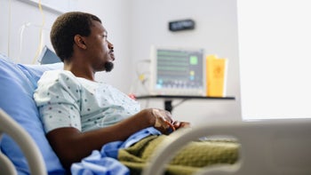 Musculoskeletal: man in hospital bed 2161353519