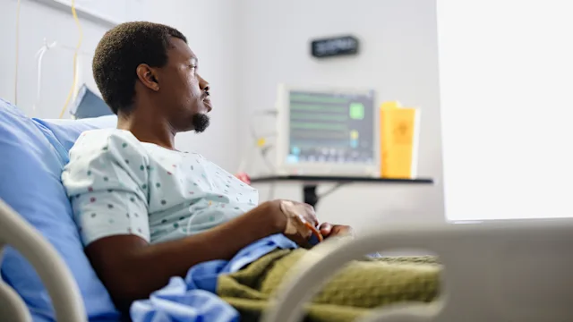Musculoskeletal: man in hospital bed 2161353519