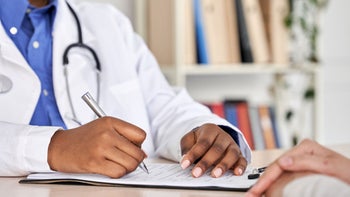 Health: Alternative: close up doctor form 1263847378