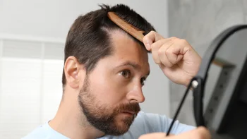 Hair-loss: man combing his hair 2211723593(1)