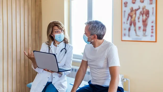 Health: Patient Advocacy: doctor consultation male patient 1329352508