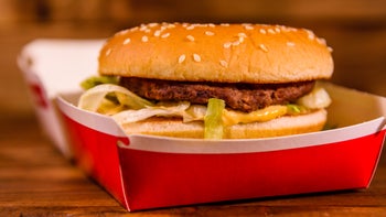 digestive: weight: food: hamburger fast food carton-1082262086