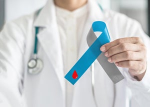 Diabetes awareness ribbon