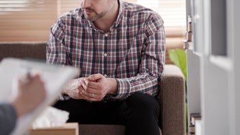 Health: Mens health: man doctor consultation 1004109290