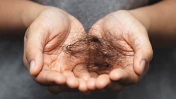 handful of hair 1275828971