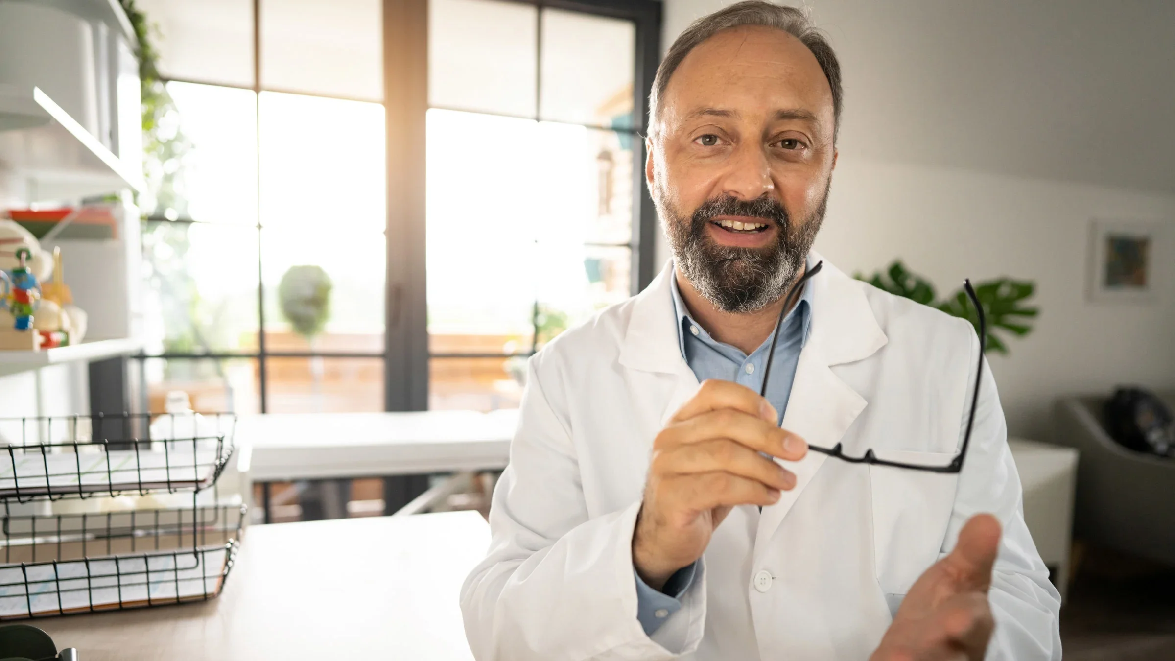 A doctor talking.
SrdjanPav/E+ via Getty Images