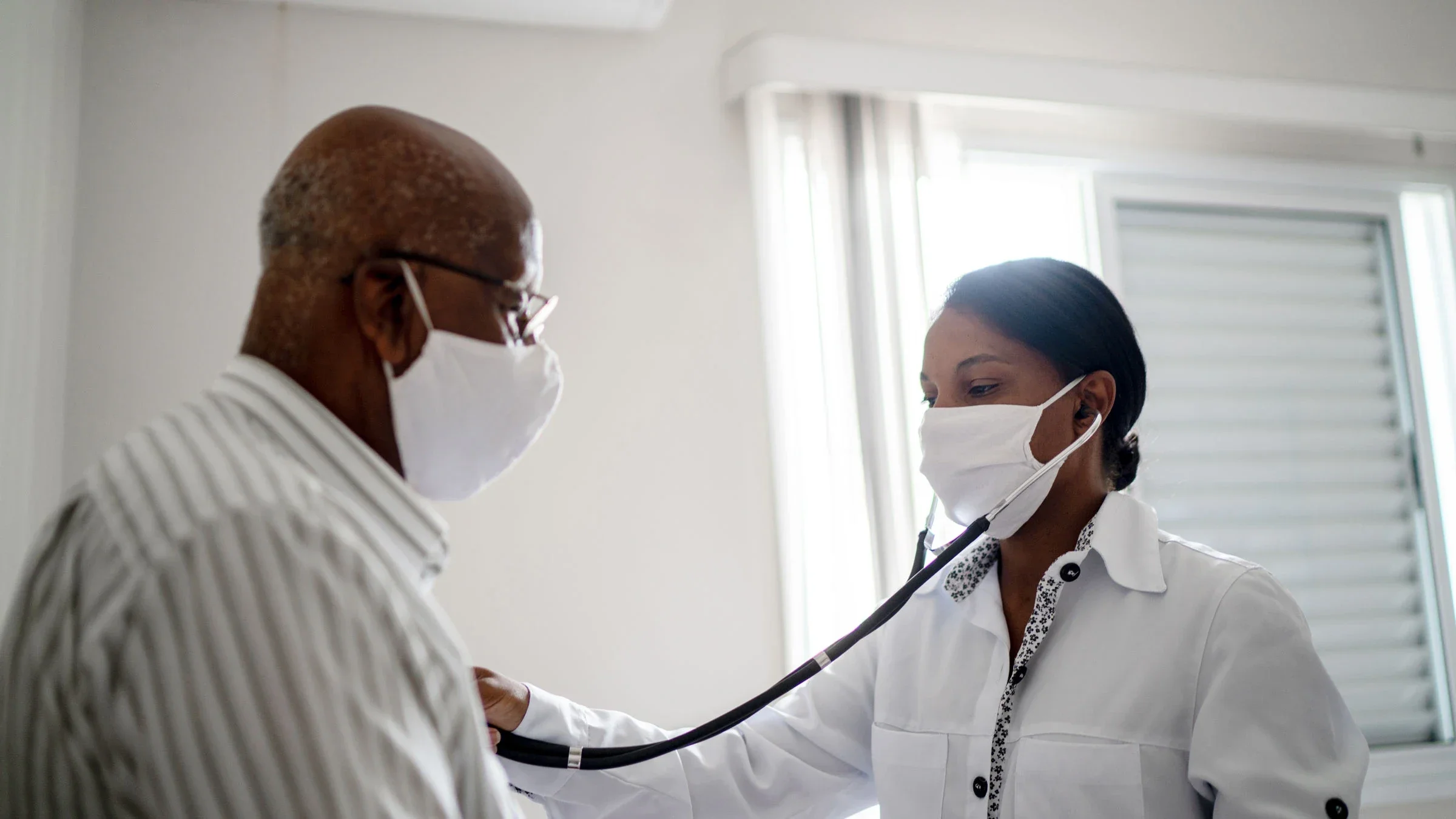 HCP: Patient: COVID-19: doctor stethoscope 1289585430
