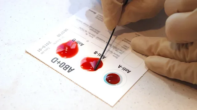 blood type card-471125593