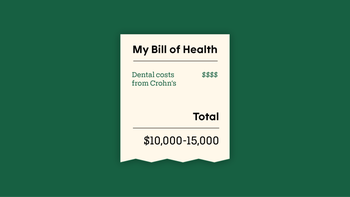 Crohn's disease: PEx: GRxH bill of health crohns GFX-01