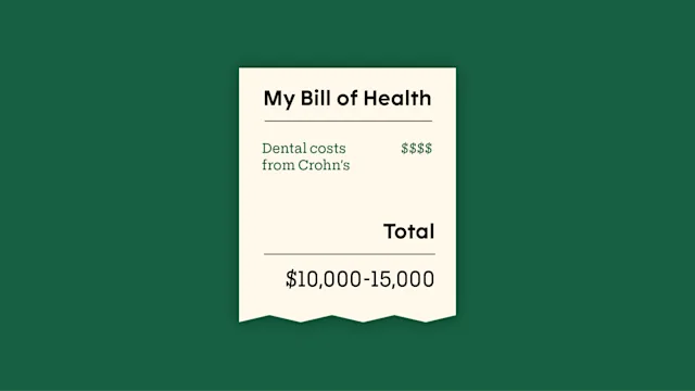 Crohn's disease: PEx: GRxH bill of health crohns GFX-01