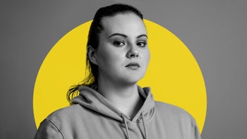 Health: Mental health: portrait of serious woman 1297671525