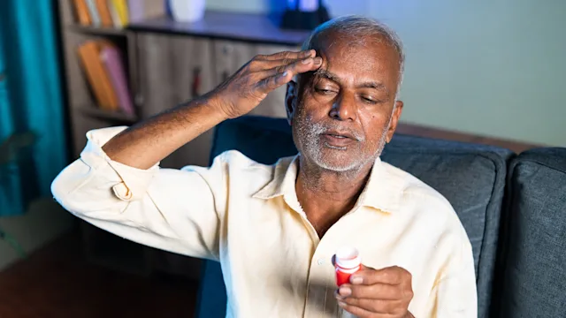 AANHPI: man using tiger balm on forehead 1364217906
