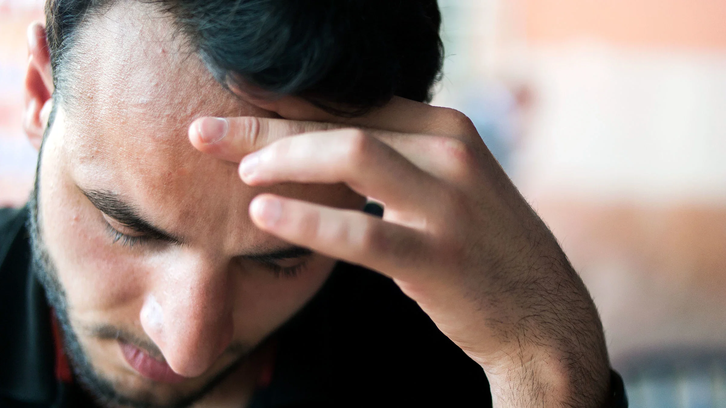 A man feels nauseous.
ridvan_celik/iStock via Getty Images Plus