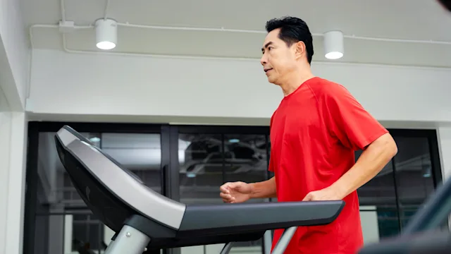 movement exercise: man running on treadmill 1617976471