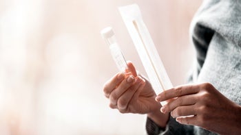 HPV: closeup self swab test 1363584194
