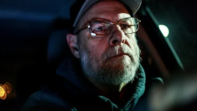 Health: Eye: senior man driving at night 1055269820