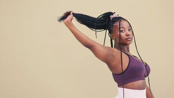 Health: Supplements and herbs: woman flipping pony tail-1328500183