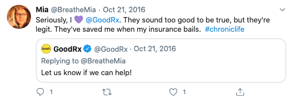 Mia on Twitter