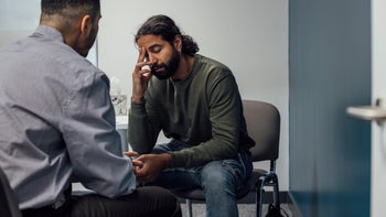 Relationships: man in therapy session 2086349008