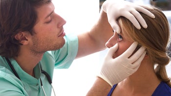 Health: Eye: examining eye 474296525