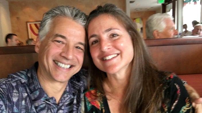 José Fajardo is pictured with his wife, Jennifer.