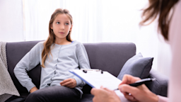 Child at therapist appointment.
AndreyPopov/iStock via Getty Images Plus