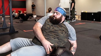 Movement Exercise: man doing ab workout 1344807240