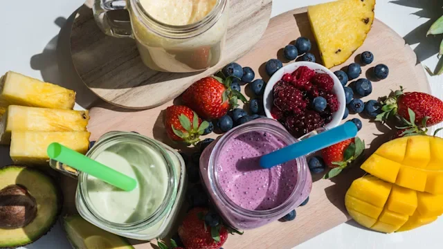 diet-nutrition,: overview colorful smoothie 2152357177