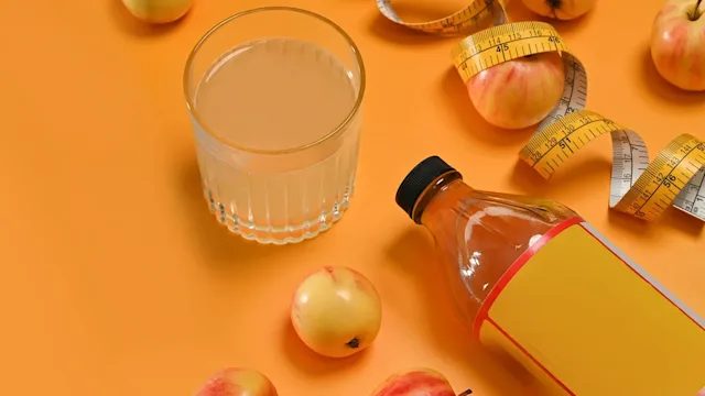 Diet Nutrition: apple cider vinegar measuring tape apples 2206651291