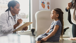 A mother and daughter at a medical appointment.
SDI Productions/E+ via Getty Images