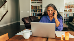 A senior woman participates in a telemedicine visit.
RichVintage/E+ via Getty Images 