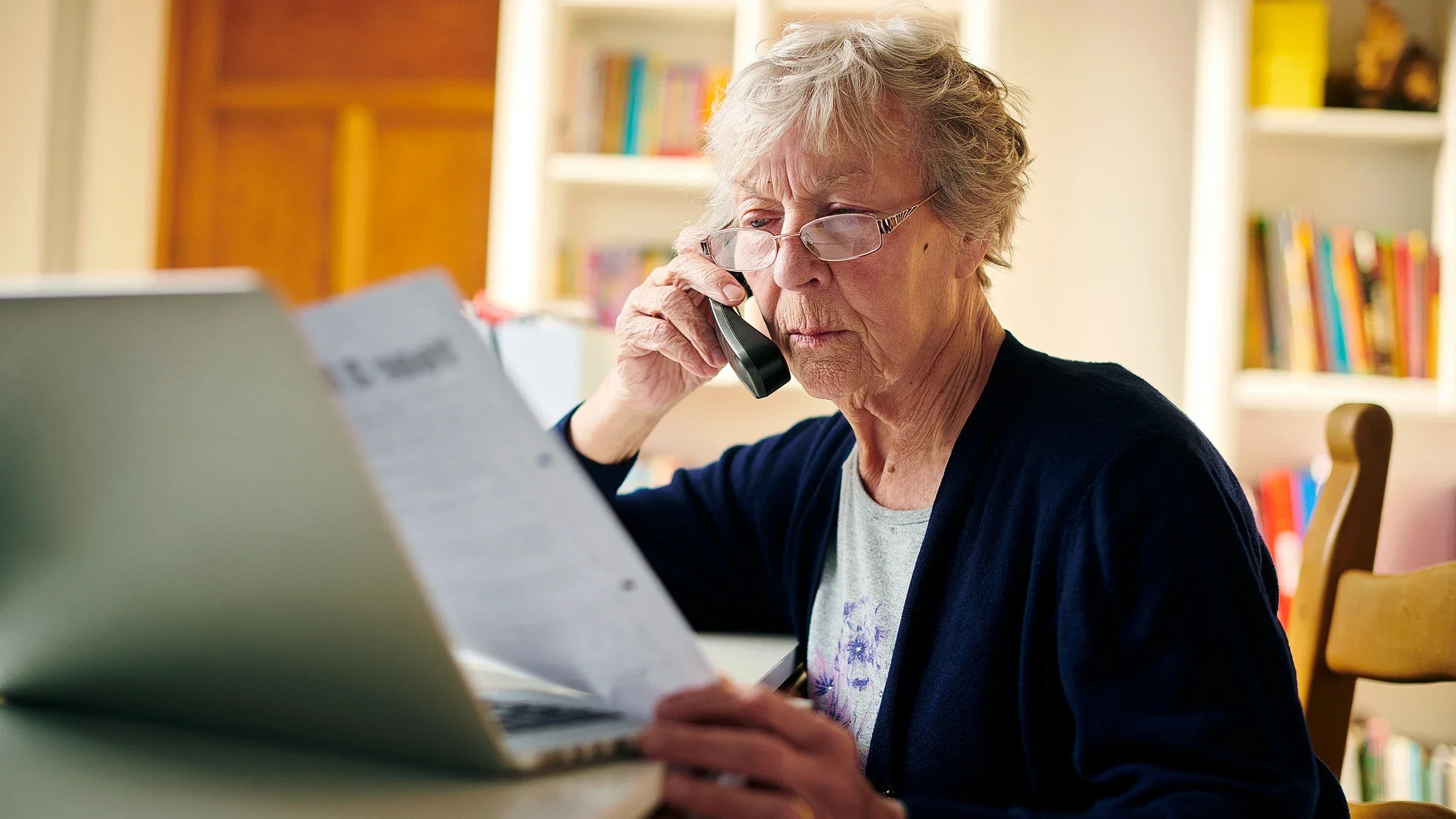 A senior woman questions a bill.
sturti/E+ via Getty Images 
