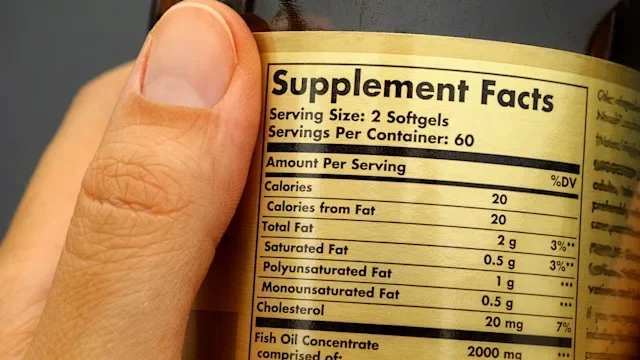 Health: Supplements and herbs: supplement label-840849378