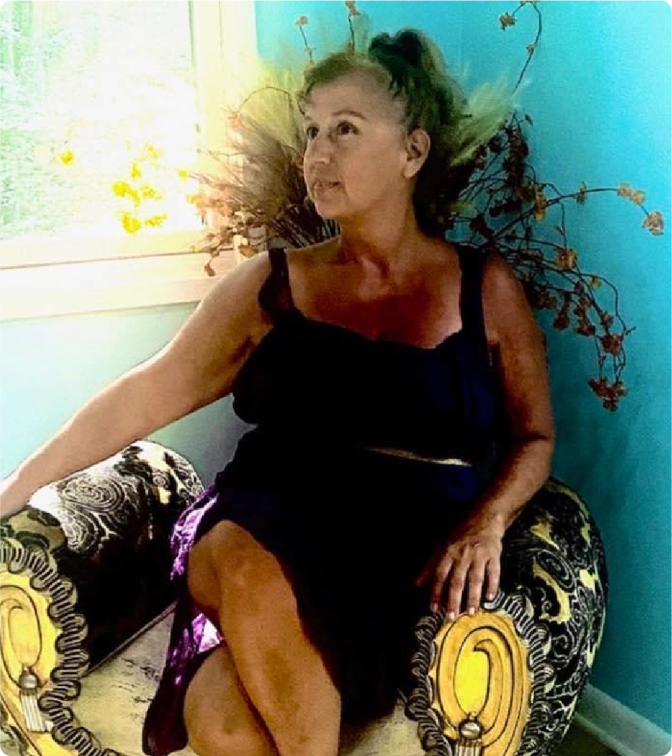 Portrait of Kristen Kissik, indoors.