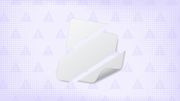 Light-purple background with texture and warning sign pattern. In the center is a white medication patch cut into thirds. 
GoodRx Health