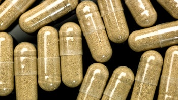 supplements-herbs: closeup supplement capsules-135451760