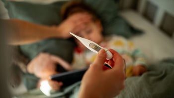 Children's health: close up thermometer child 1372188128