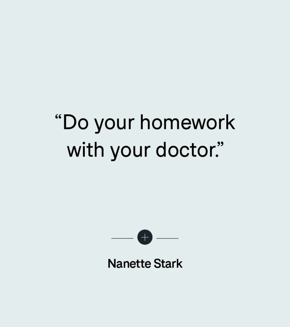 Patient Experience: Cataract: Nanette Stark: Quote