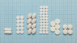 Various white pills in stacks on a graph paper background.
Andrii Zastrozhnov/iStock via Getty Images