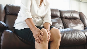 Knee Replacement: closeup knee pain 1339051553